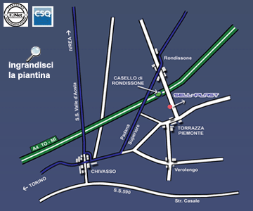Mappa Stradale - come raggiungere Sell-Plast